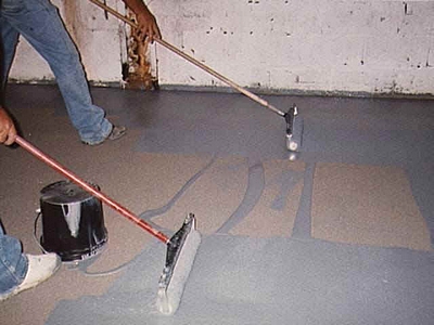 floor epoxy applicaton